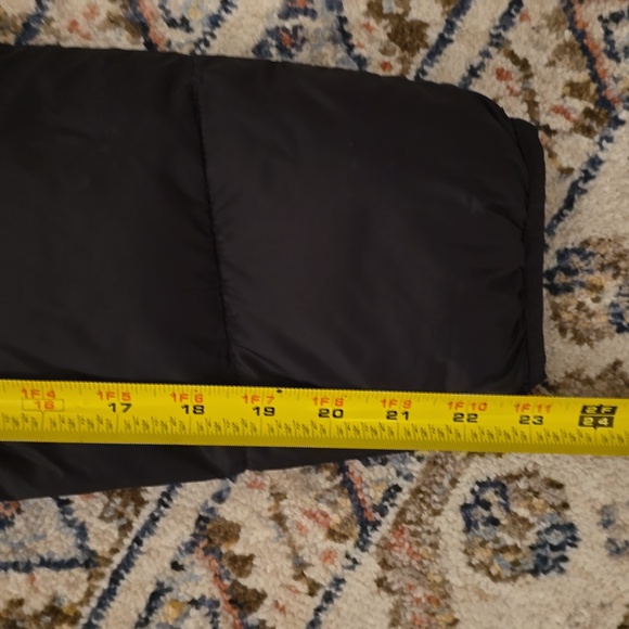 ST. JOHN'S BAY WOMEN'S BLACK HOODED ZIPPERED COAT SIZE LARGE - Picture 14 of 15